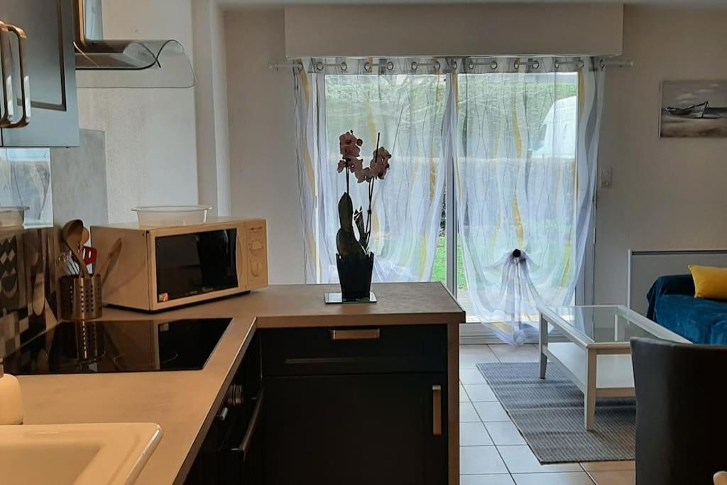 Hyper Centre De Sarzeau, Grand Appartement Au Calme Avec Jardinet Kültér fotó